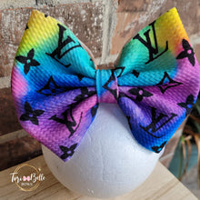 Load image into Gallery viewer, Rainbow Tie Dye Bow
